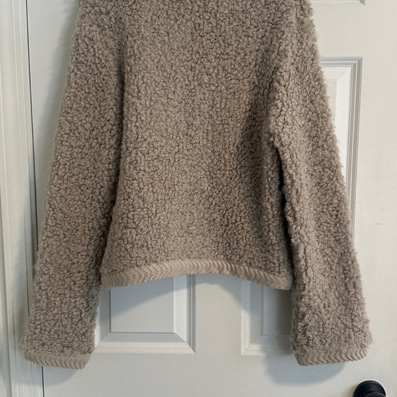 NWOT Massimo Dutti Boucle Cardigan in Mink size M - Picture 13 of 14